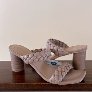 A NEW DAY Brown Braid Sandals .